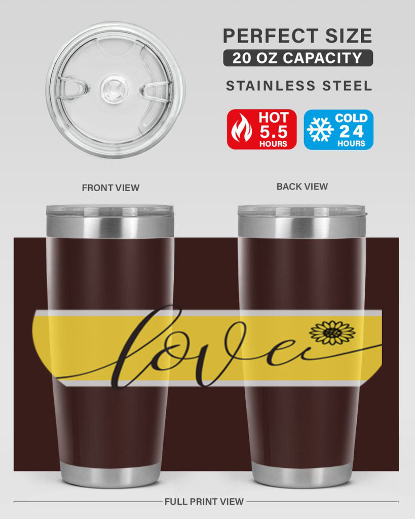 Love and daisy327#- spring- Tumbler