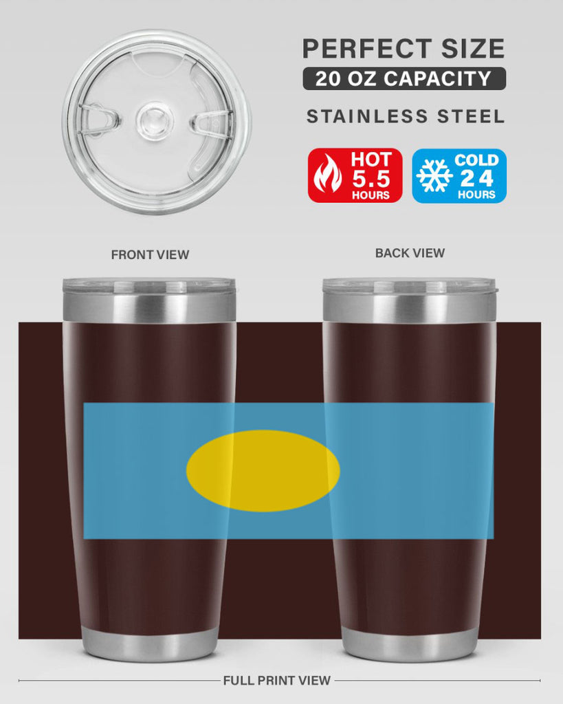 Palau 65#- world flags- Tumbler