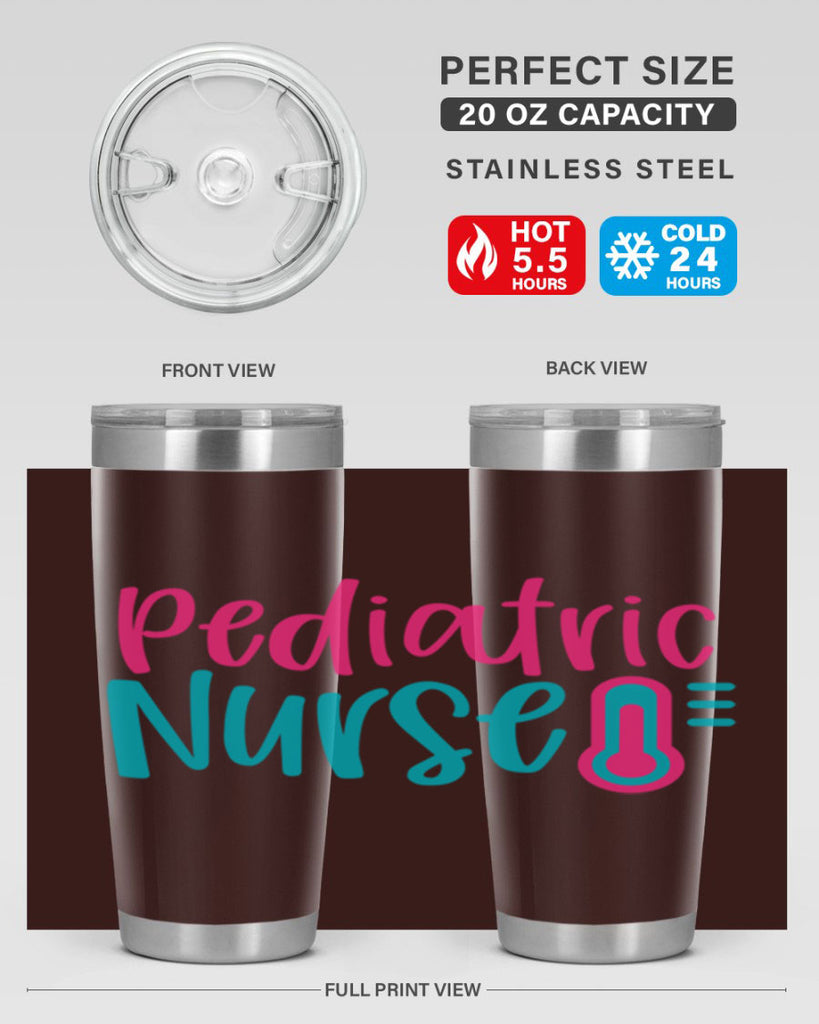 Pediatric Nurse Style 357#- nurse- tumbler