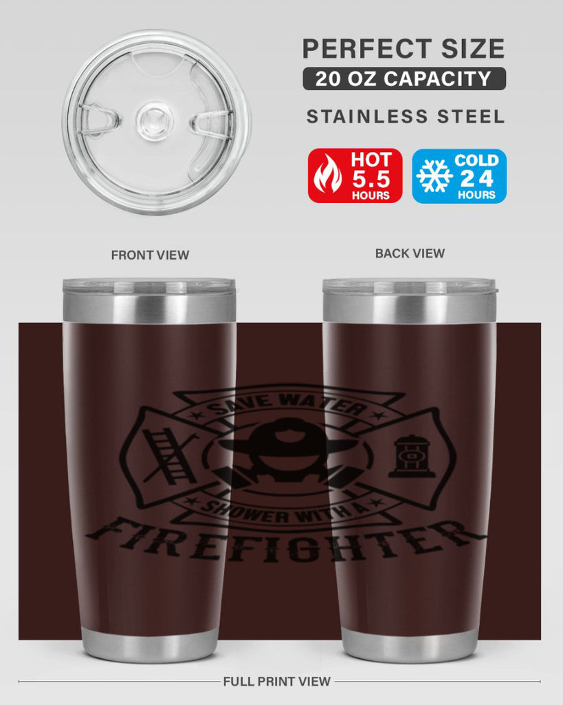 Save water Style 34#- fire fighter- tumbler