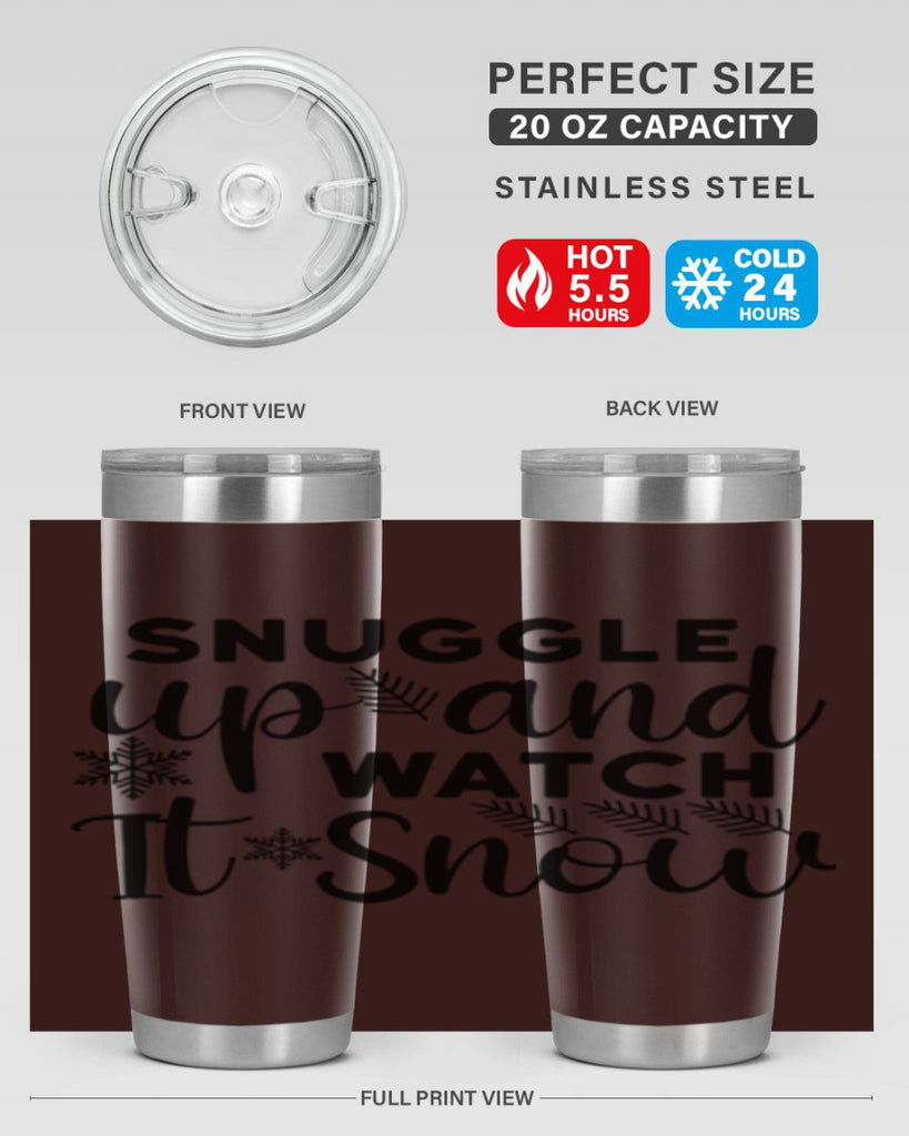 Snuggle Up And Watch It 390#- winter- Tumbler