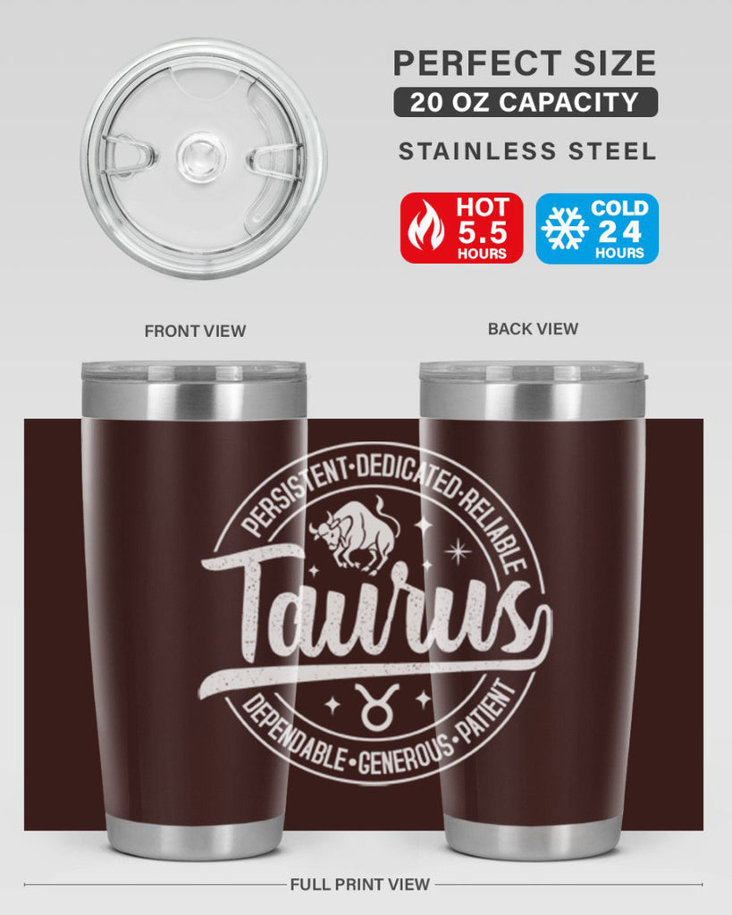 Taurus 495#- zodiac- Tumbler