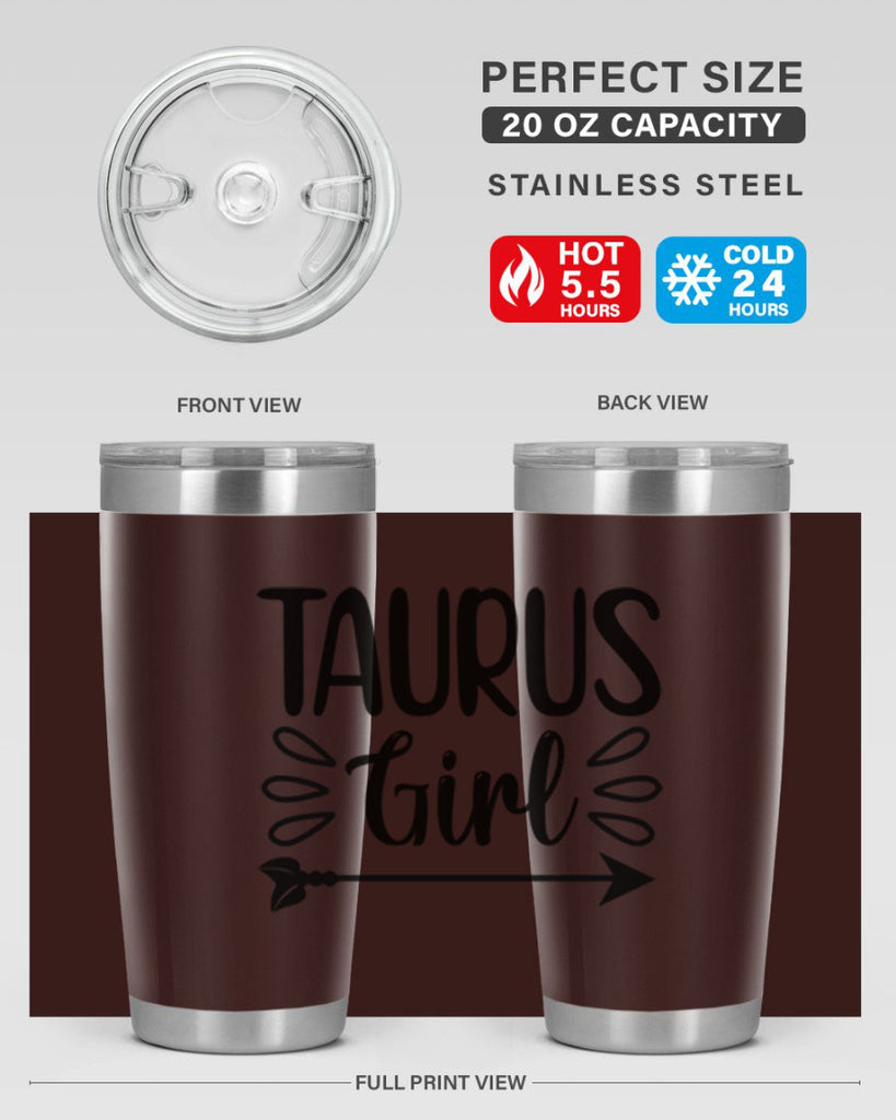 Taurus girl 500#- zodiac- Tumbler