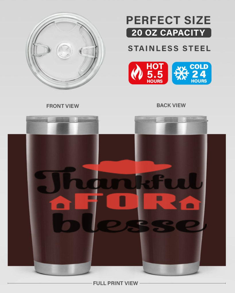 Thankful for blesse 599#- fall- Tumbler