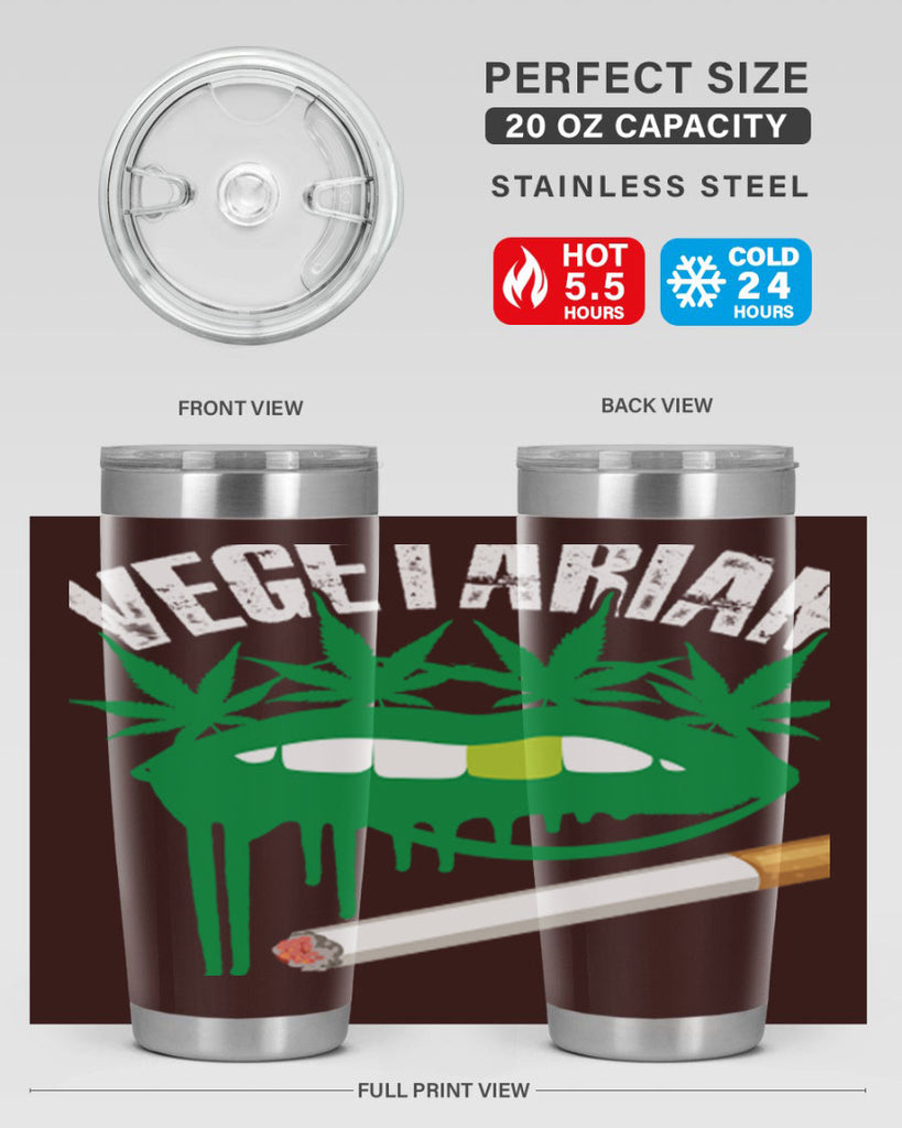 Vegetarian 270#- marijuana- Tumbler