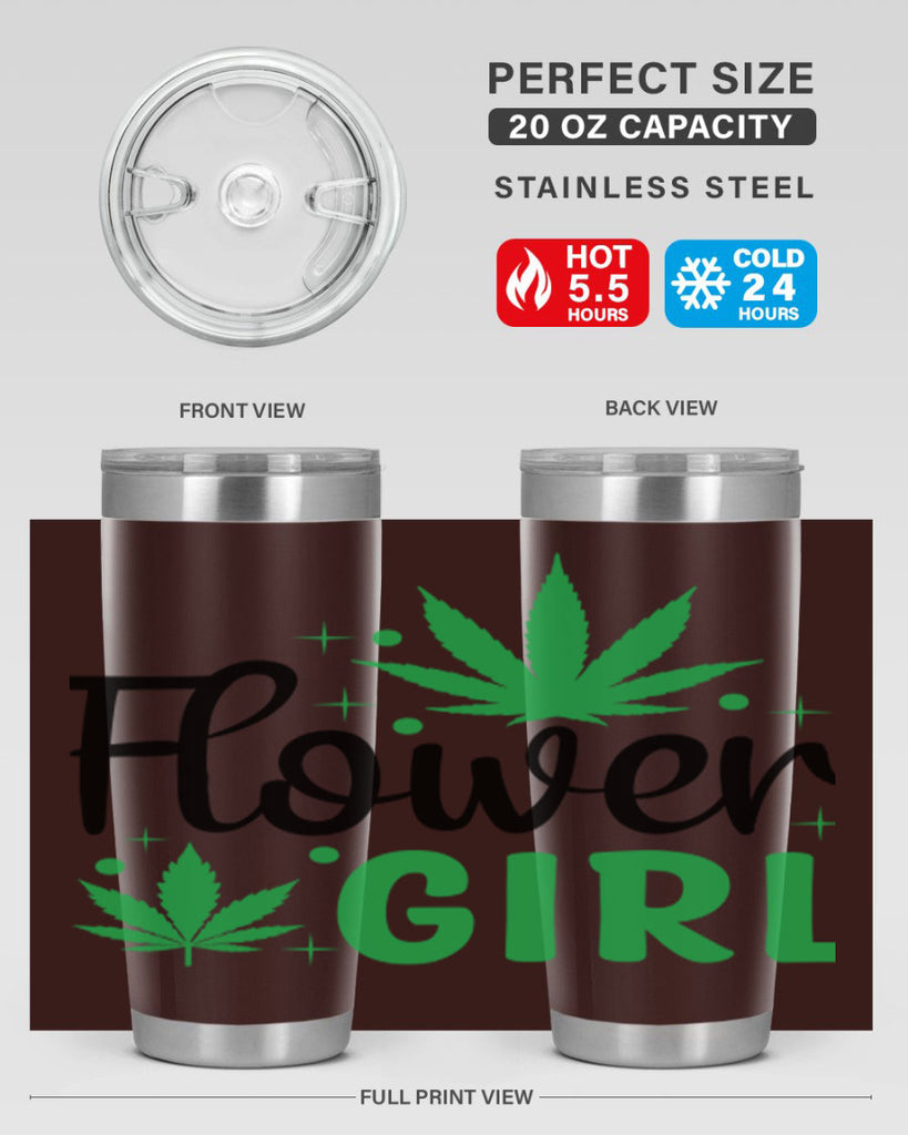 flower girl 83#- marijuana- Tumbler