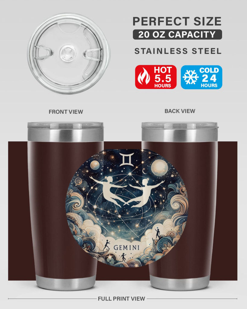 gemini 249#- zodiac- Tumbler