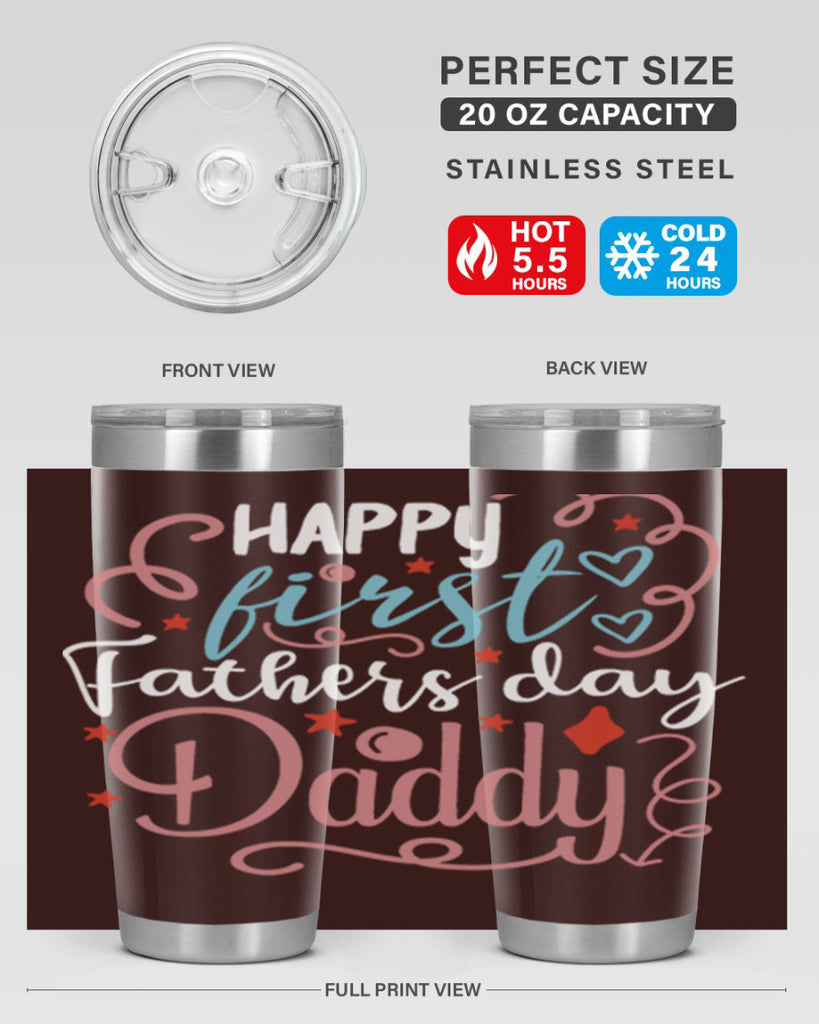 happy first fathers day daddy 90#- fathers day- Tumbler