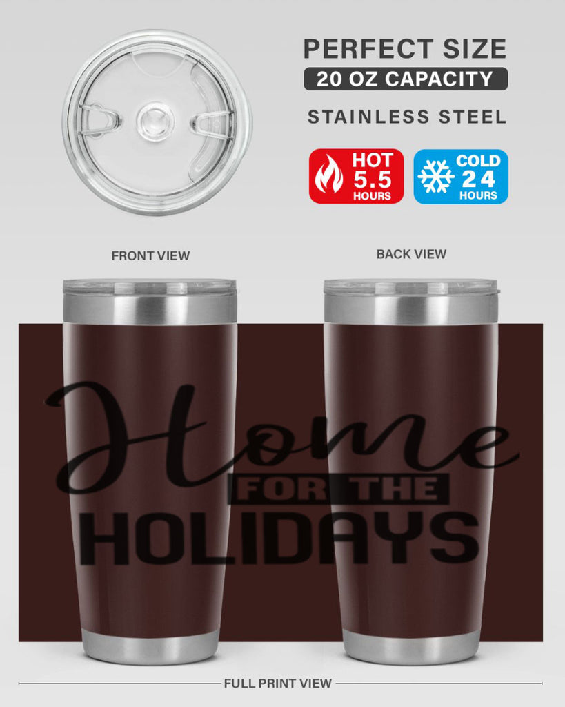 home for the holidays 194#- winter- Tumbler