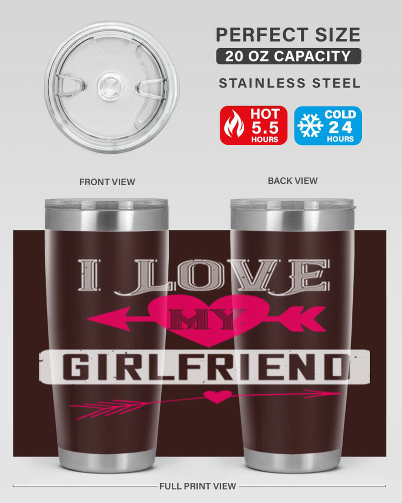 i love my girlfriend 54#- valentines day- Tumbler