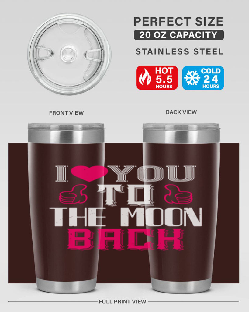ilove you to the moon beach 49#- valentines day- Tumbler