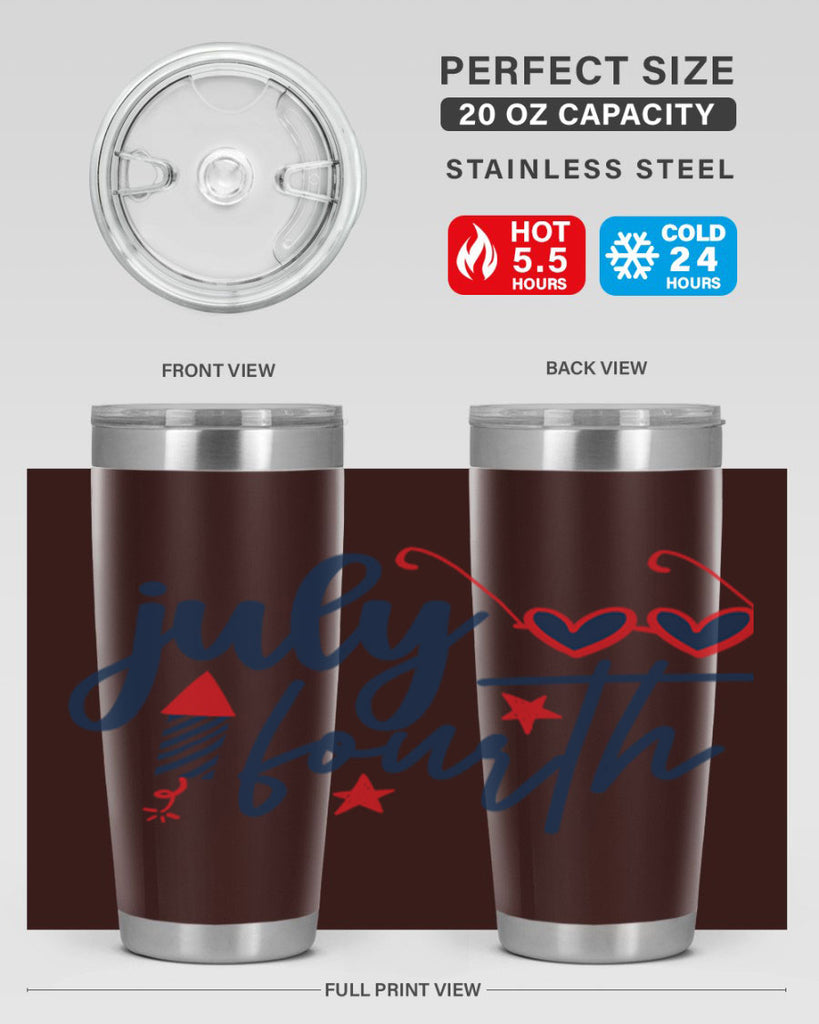 july fourth Style 70#- Fourt Of July- Tumbler