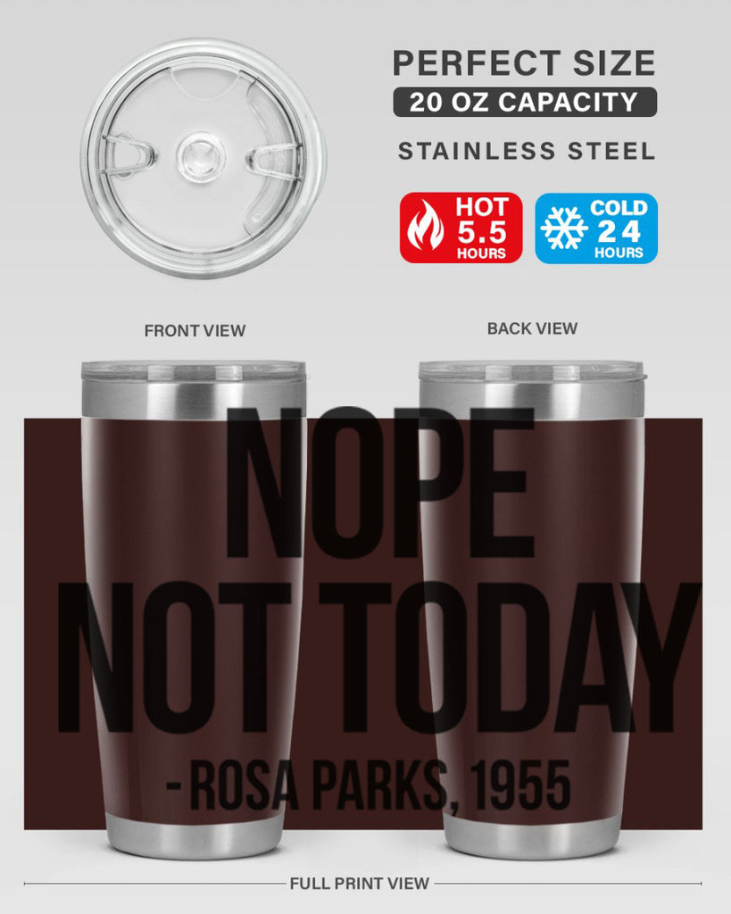 nope not today rosa parks 60#- black words phrases- Cotton Tank