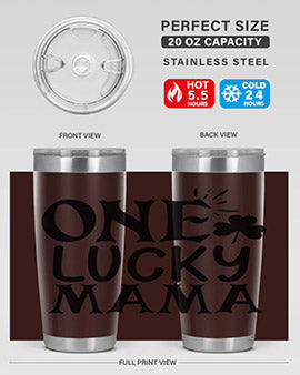 one lucky mama Style 34#- autism- Tumbler