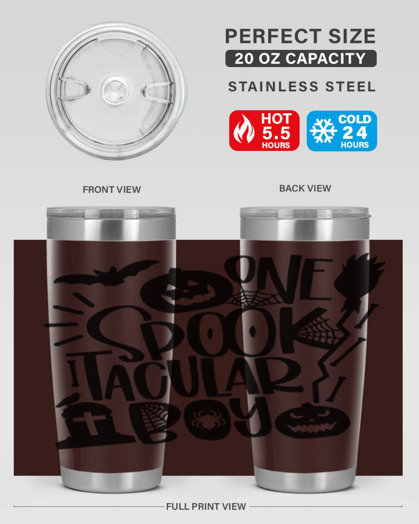 one spooktacular boy 38#- halloween- Tumbler