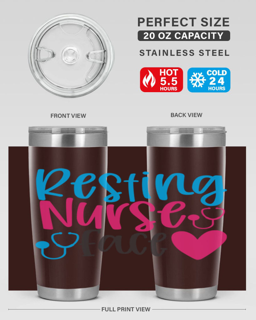 resting nurse face Style Style 56#- nurse- tumbler