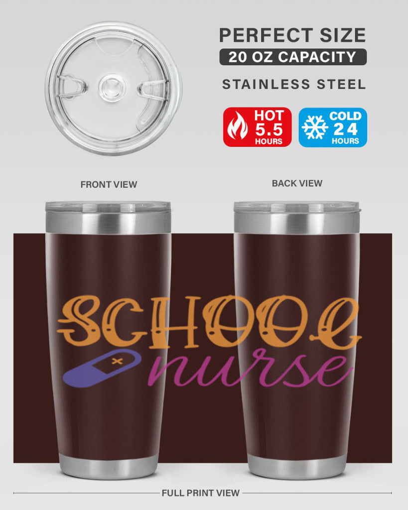 school nurse Style Style 48#- nurse- tumbler