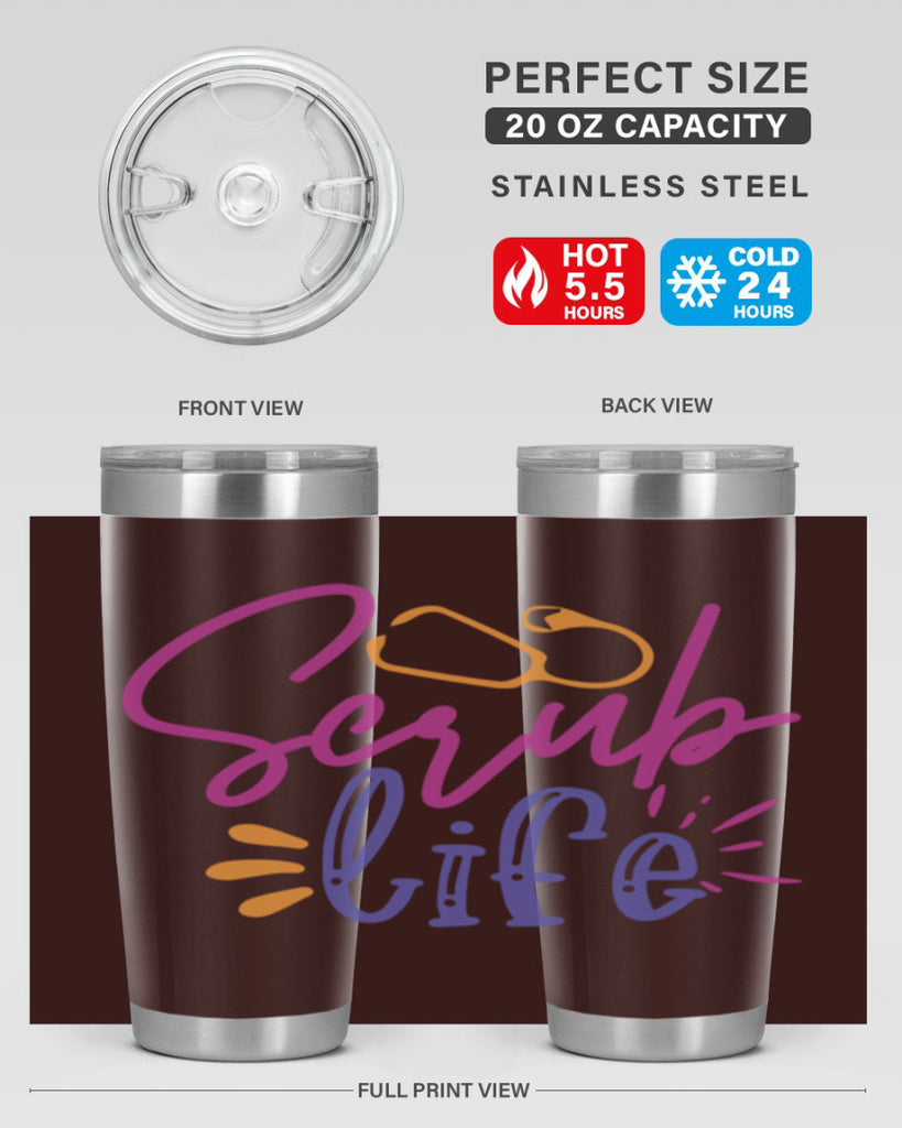 scrub life Style Style 43#- nurse- tumbler