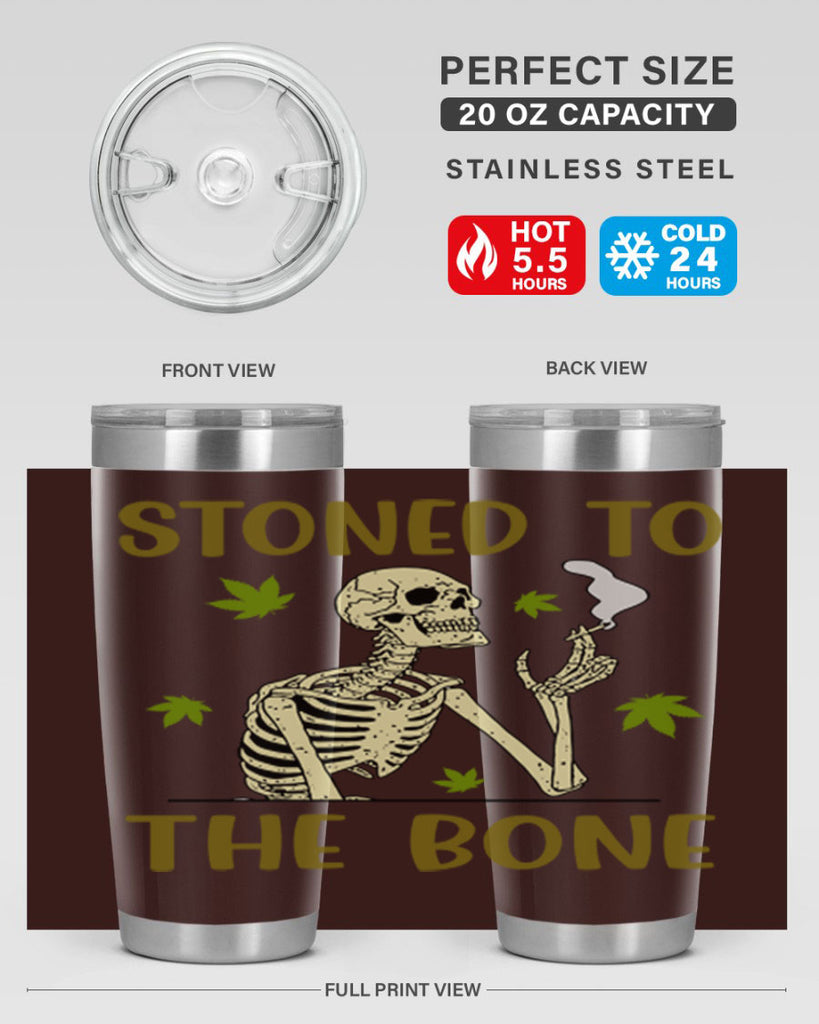 stones to the bone 264#- marijuana- Tumbler