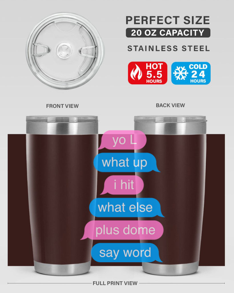 text conversation camron 23#- black words phrases- Cotton Tank