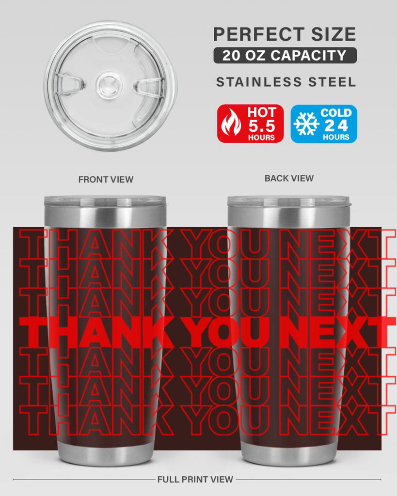 thank you next 22#- black words phrases- Cotton Tank