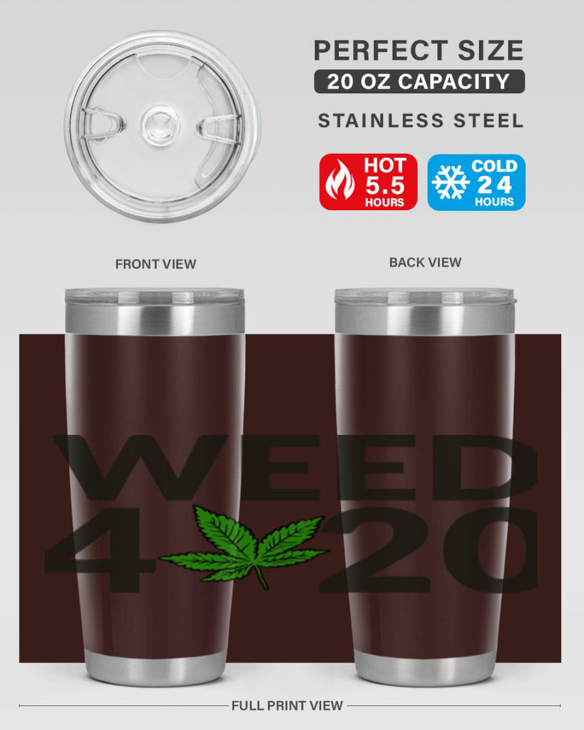weed 420 282#- marijuana- Tumbler
