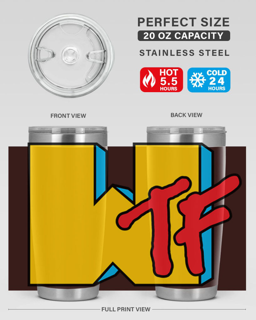 wtf 8#- black words phrases- Cotton Tank