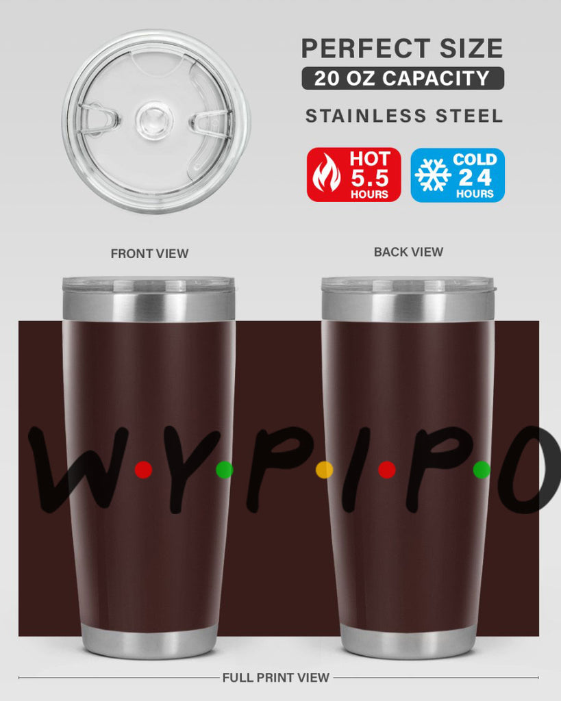 wypipo 7#- black words phrases- Cotton Tank