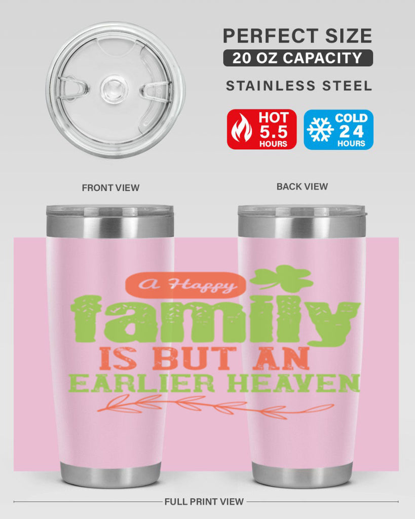 A happy family is but an earlier heaven Style 54#- baby- Tumbler
