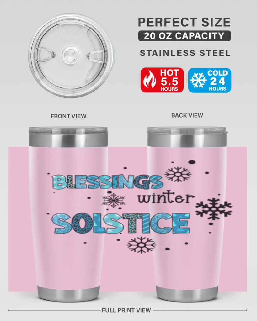 Blessings winter solstice 25#- winter- Tumbler