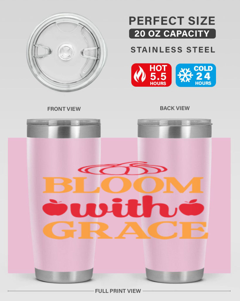 Bloom with grace 82#- spring- Tumbler