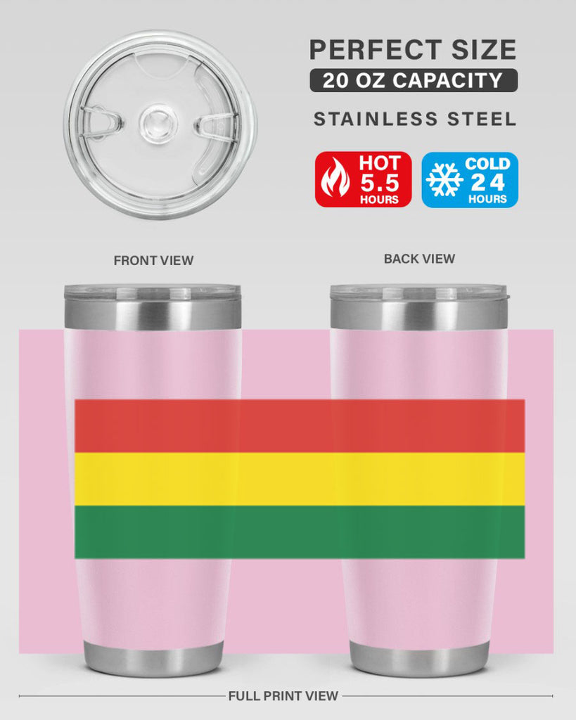 Bolivia 177#- world flags- Tumbler