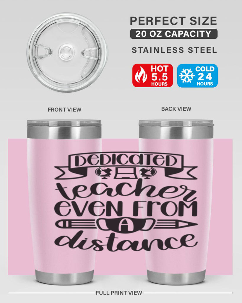 Dedicated Teacher Even Style 80#- teacher- tumbler