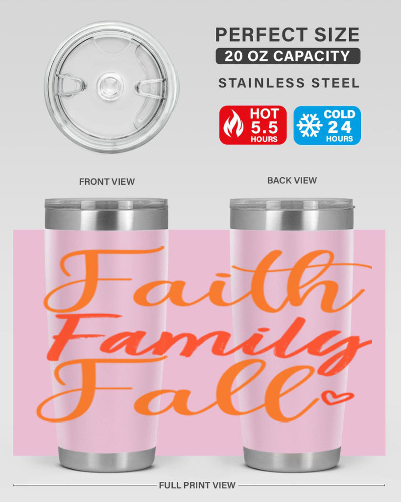 Faith Family Fall Design 81#- fall- Tumbler