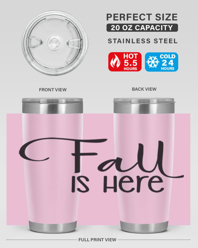 Fall Is Here 109#- fall- Tumbler