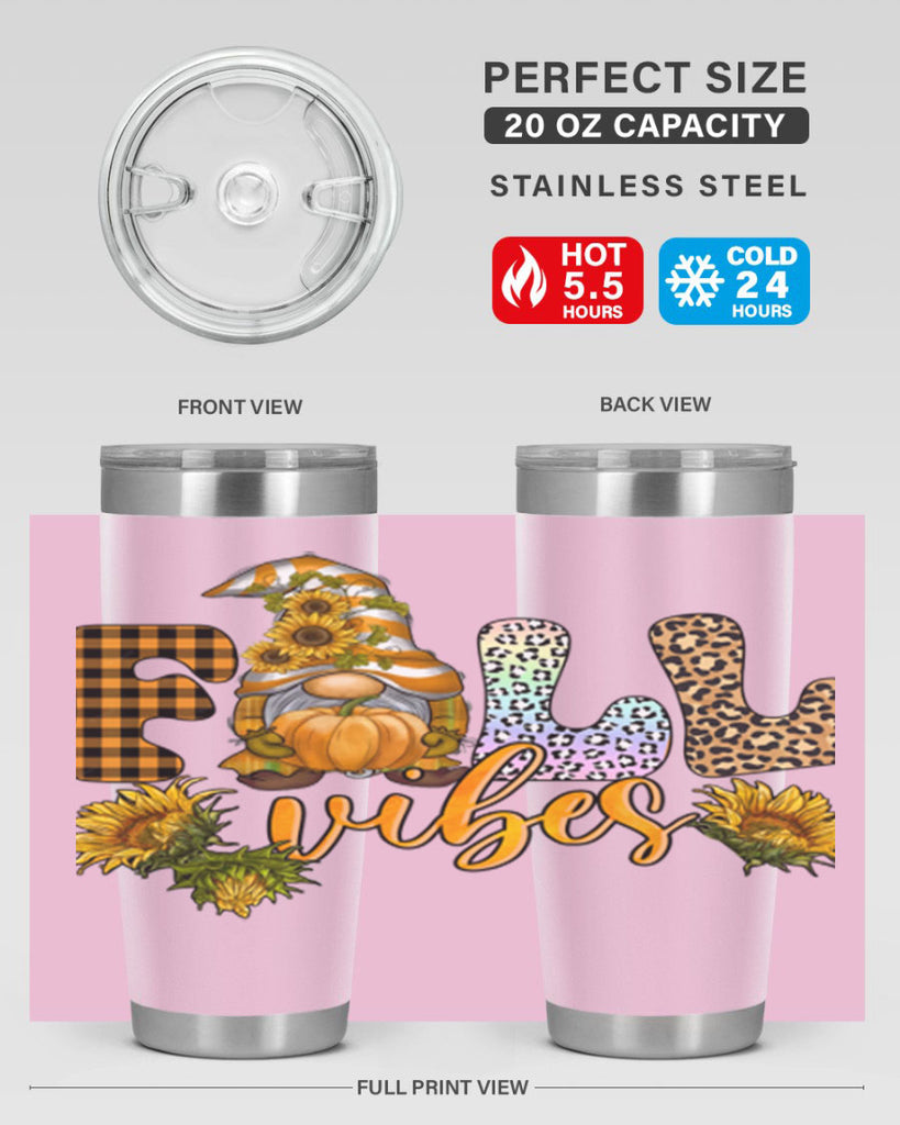 FallVibesFallGnome 164#- fall- Tumbler