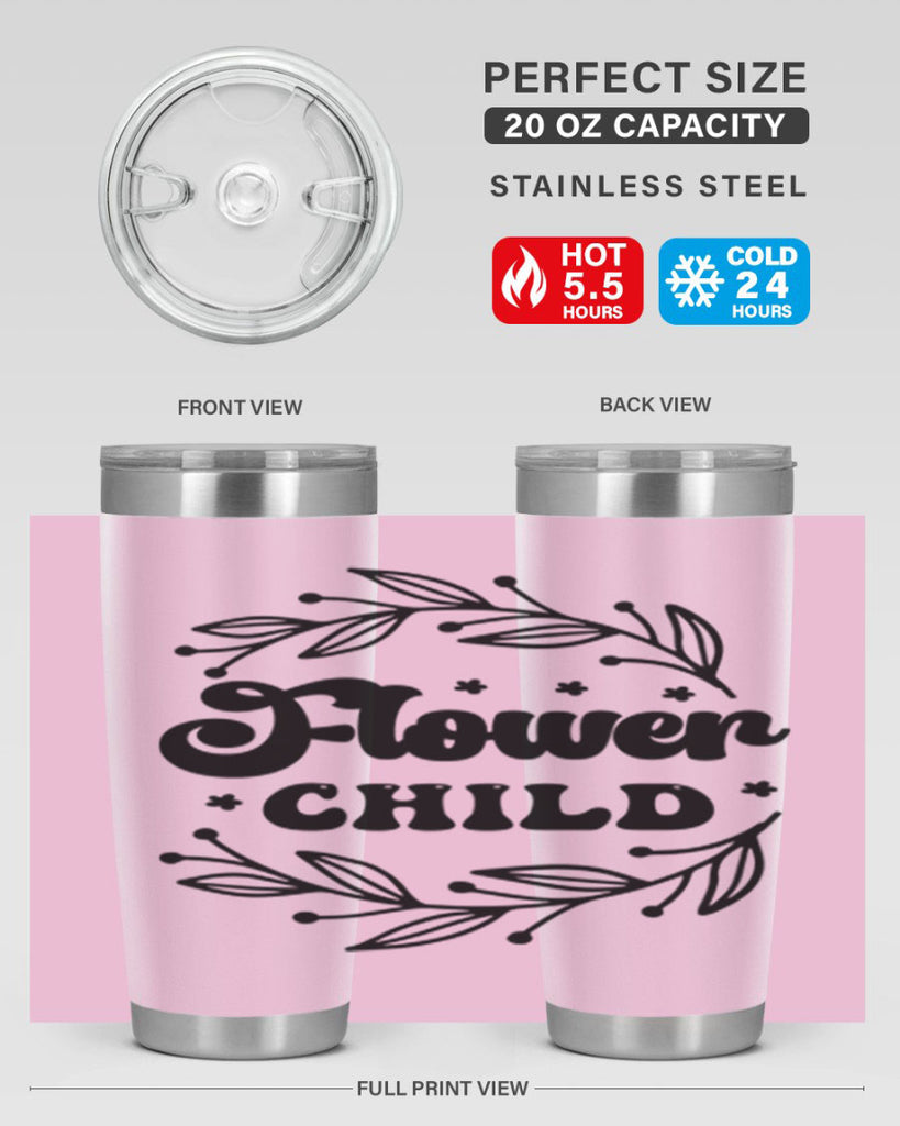 Flower child  141#- spring- Tumbler
