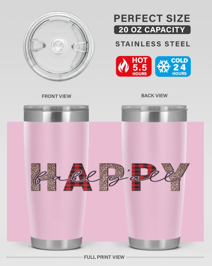 Happy Fall Y all 228#- fall- Tumbler