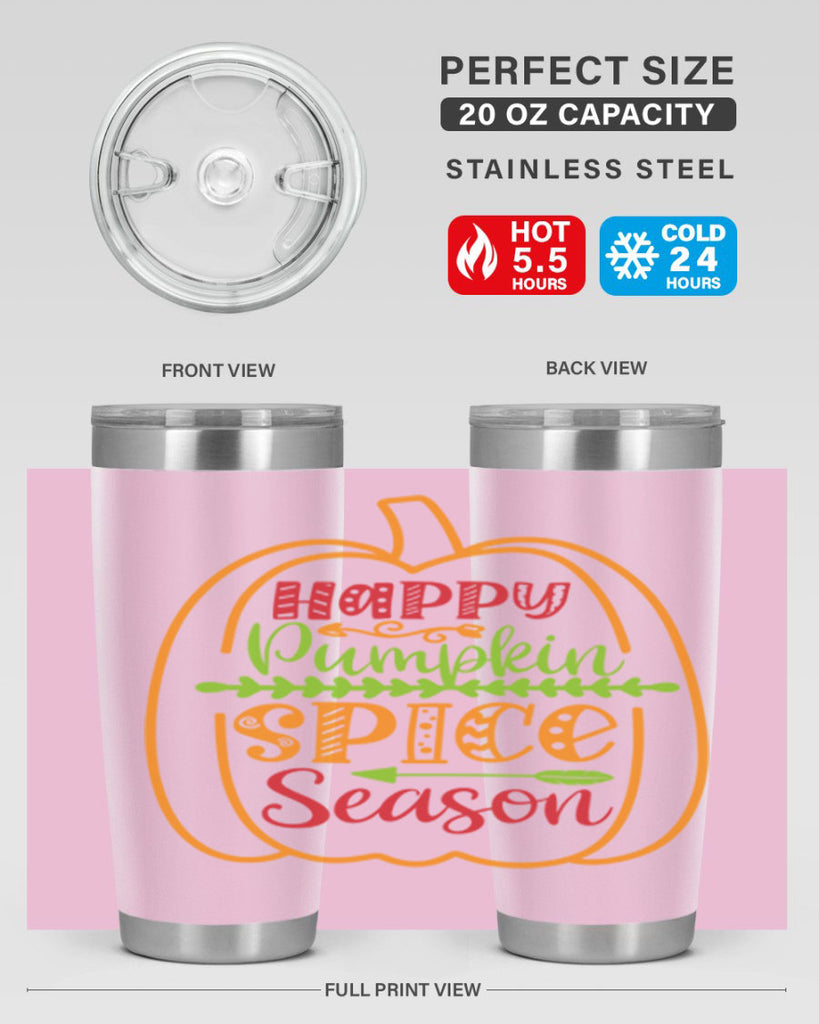 Happy Pumpkin Spice Season 243#- fall- Tumbler