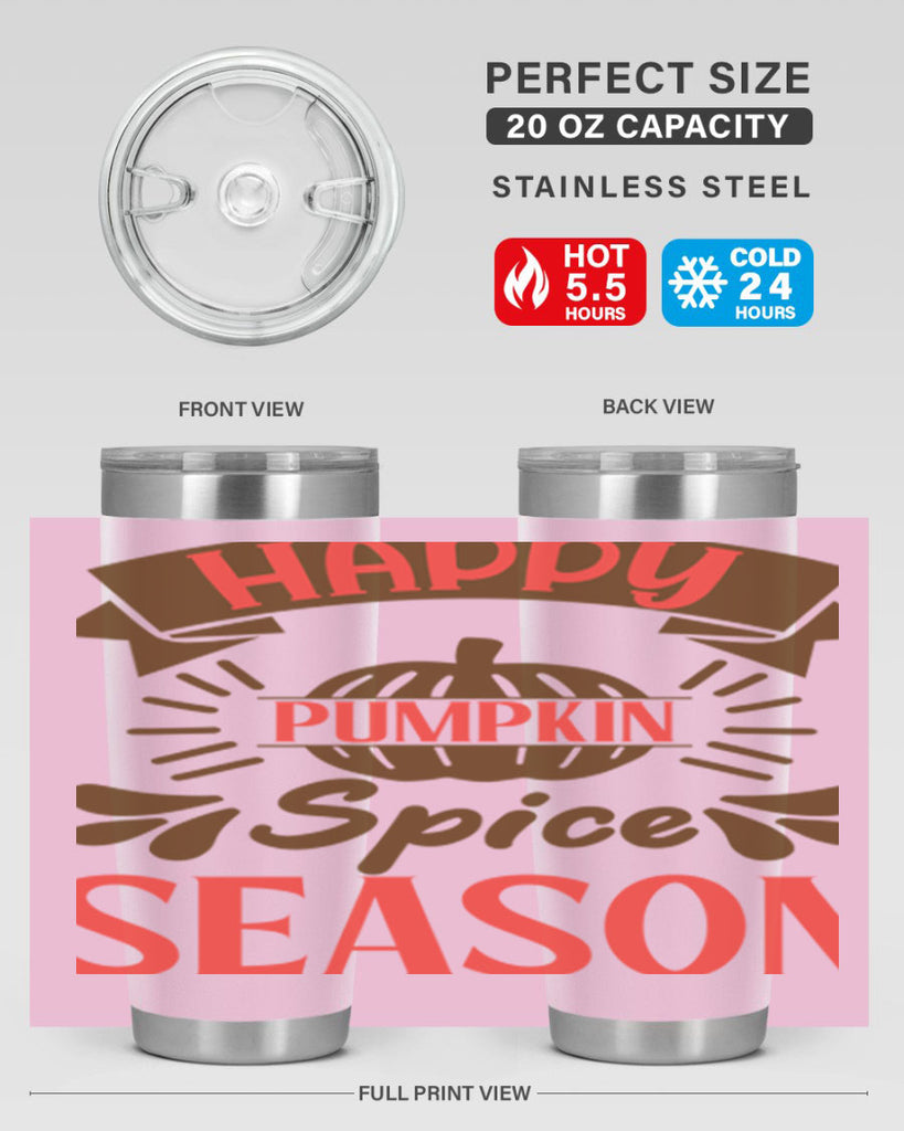 Happy Pumpkin Spice Season 246#- fall- Tumbler