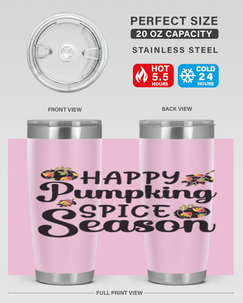 Happypumpkinspiceseason 258#- fall- Tumbler