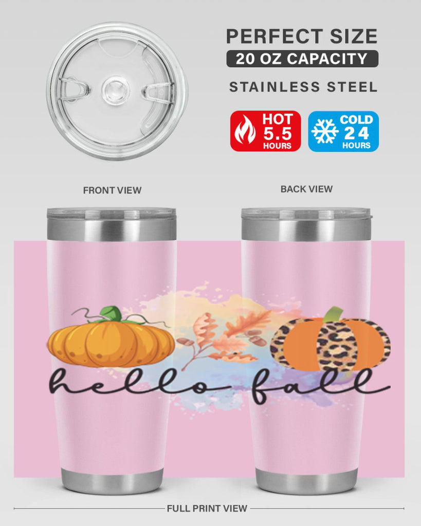 Hello Fall 277#- fall- Tumbler