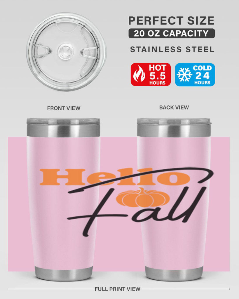 Hello Fall 279#- fall- Tumbler