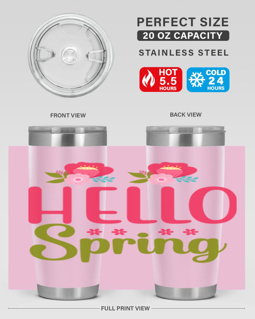 Hello Spring 186#- spring- Tumbler