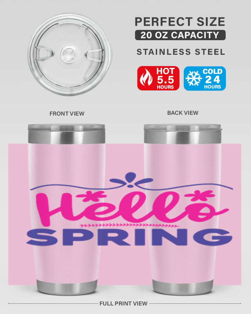 Hello Spring 212#- spring- Tumbler