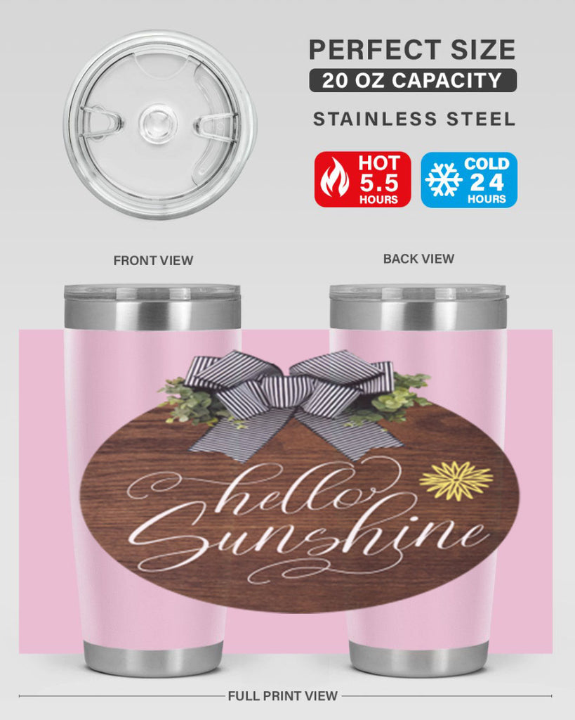 Hello Spring Lettering Mockup200#- spring- Tumbler