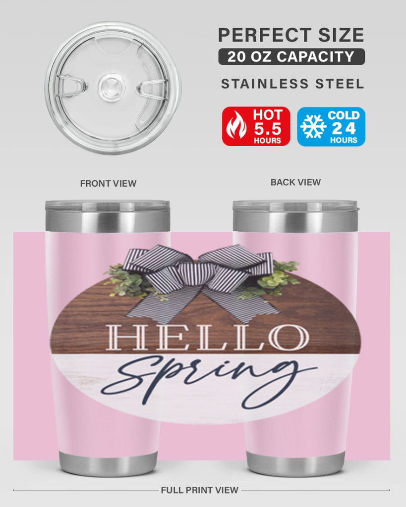 Hello Spring basic Mockup187#- spring- Tumbler