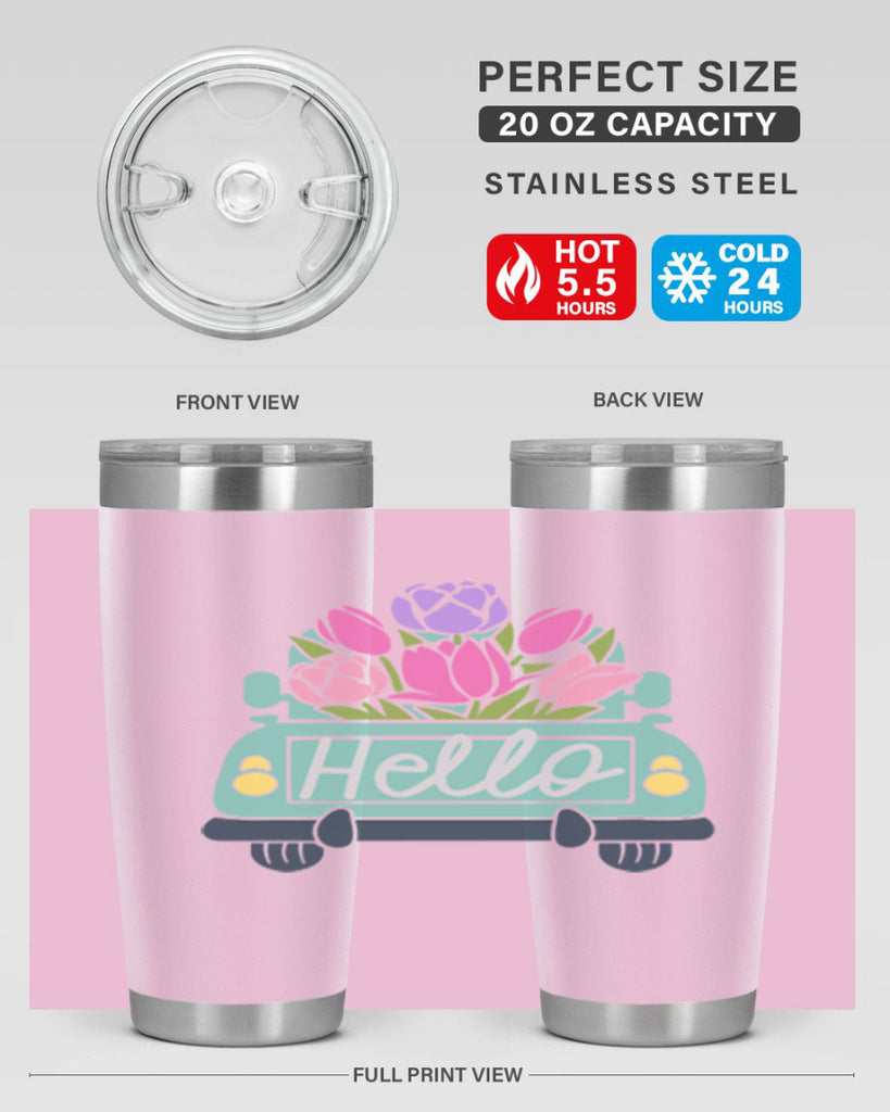 Hello Truck218#- spring- Tumbler