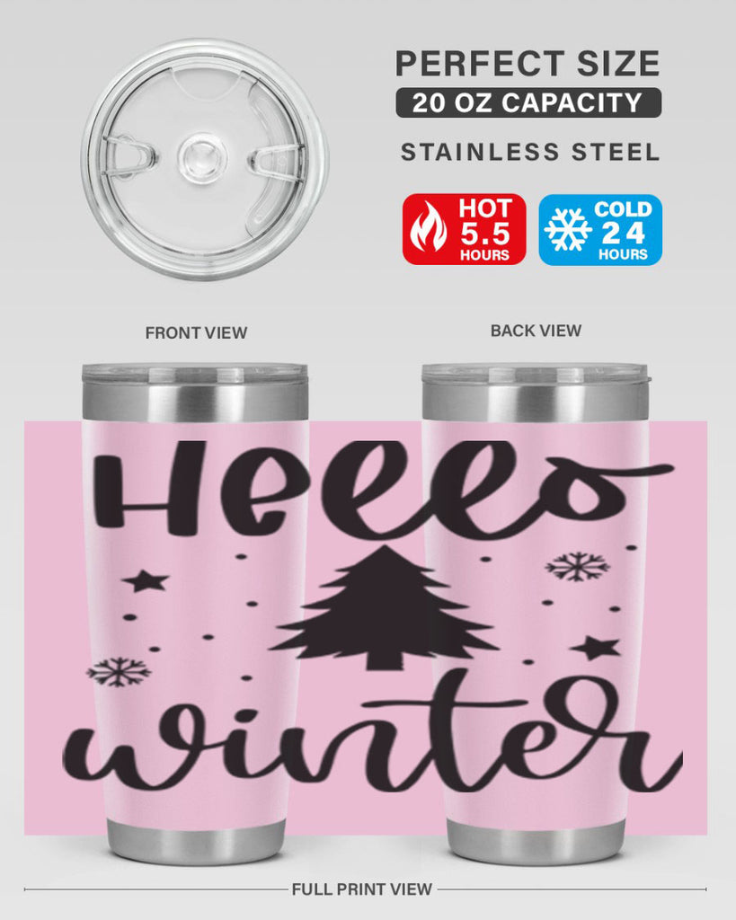 Hello Winter 162#- winter- Tumbler
