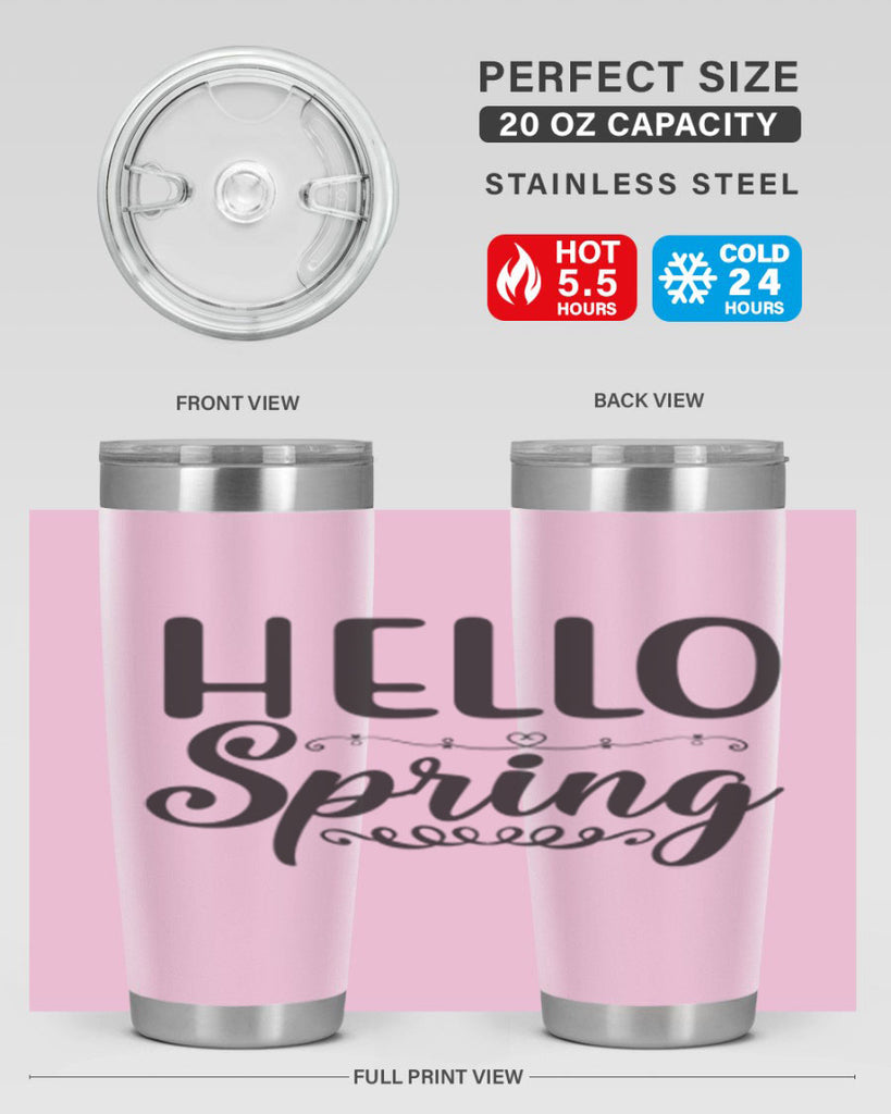 Hello spring 185#- spring- Tumbler